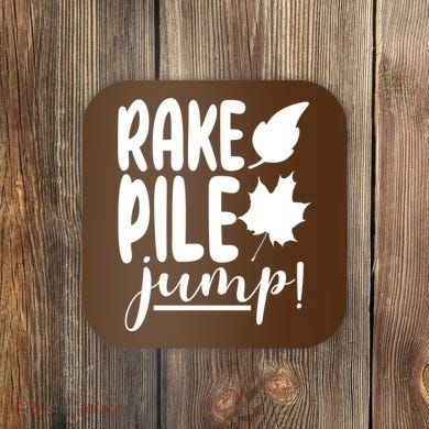 Rake Pile Jump Fall Lover Coaster