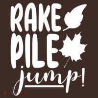 Rake Pile Jump Fall Lover Baby Bodysuit thumb 2