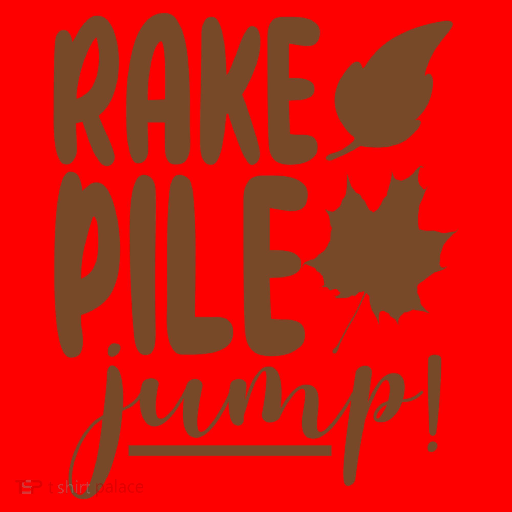 Rake Pile Jump Fall Lover Santa Hat
