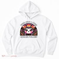 Roly Poly Kawaii Pill Bug This Girl Loves Rollie Pollies Hoodie thumb 0