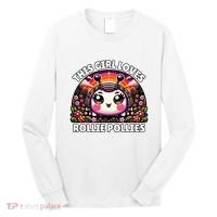 Roly Poly Kawaii Pill Bug This Girl Loves Rollie Pollies Long Sleeve Shirt thumb 0