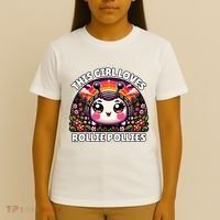 Roly Poly Kawaii Pill Bug This Girl Loves Rollie Pollies T-Shirt thumb 4
