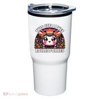 Roly Poly Kawaii Pill Bug This Girl Loves Rollie Pollies Tumbler thumb 0