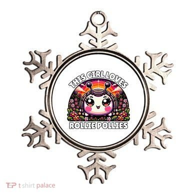 Roly Poly Kawaii Pill Bug This Girl Loves Rollie Pollies Ornament