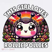 Roly Poly Kawaii Pill Bug This Girl Loves Rollie Pollies Women's Tank Top thumb 5