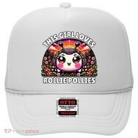Roly Poly Kawaii Pill Bug This Girl Loves Rollie Pollies Hat thumb 0