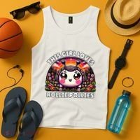 Roly Poly Kawaii Pill Bug This Girl Loves Rollie Pollies Tank Top thumb 4