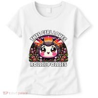 Roly Poly Kawaii Pill Bug This Girl Loves Rollie Pollies Women's T-Shirt thumb 0