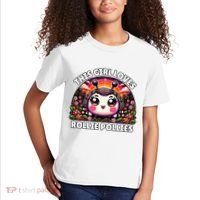 Roly Poly Kawaii Pill Bug This Girl Loves Rollie Pollies Kids T-Shirt thumb 2