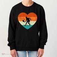 Retro Pickleball Lovers Heart Love Valentines Day Women's Sweatshirt thumb 0
