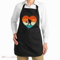 Retro Pickleball Lovers Heart Love Valentines Day Apron thumb 2