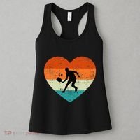 Retro Pickleball Lovers Heart Love Valentines Day Women's Tank Top thumb 3