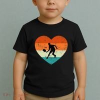 Retro Pickleball Lovers Heart Love Valentines Day Toddler T-Shirt thumb 2