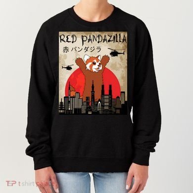 Red Panda Lover, Funny Red Pandazilla Women's Sweatshirt