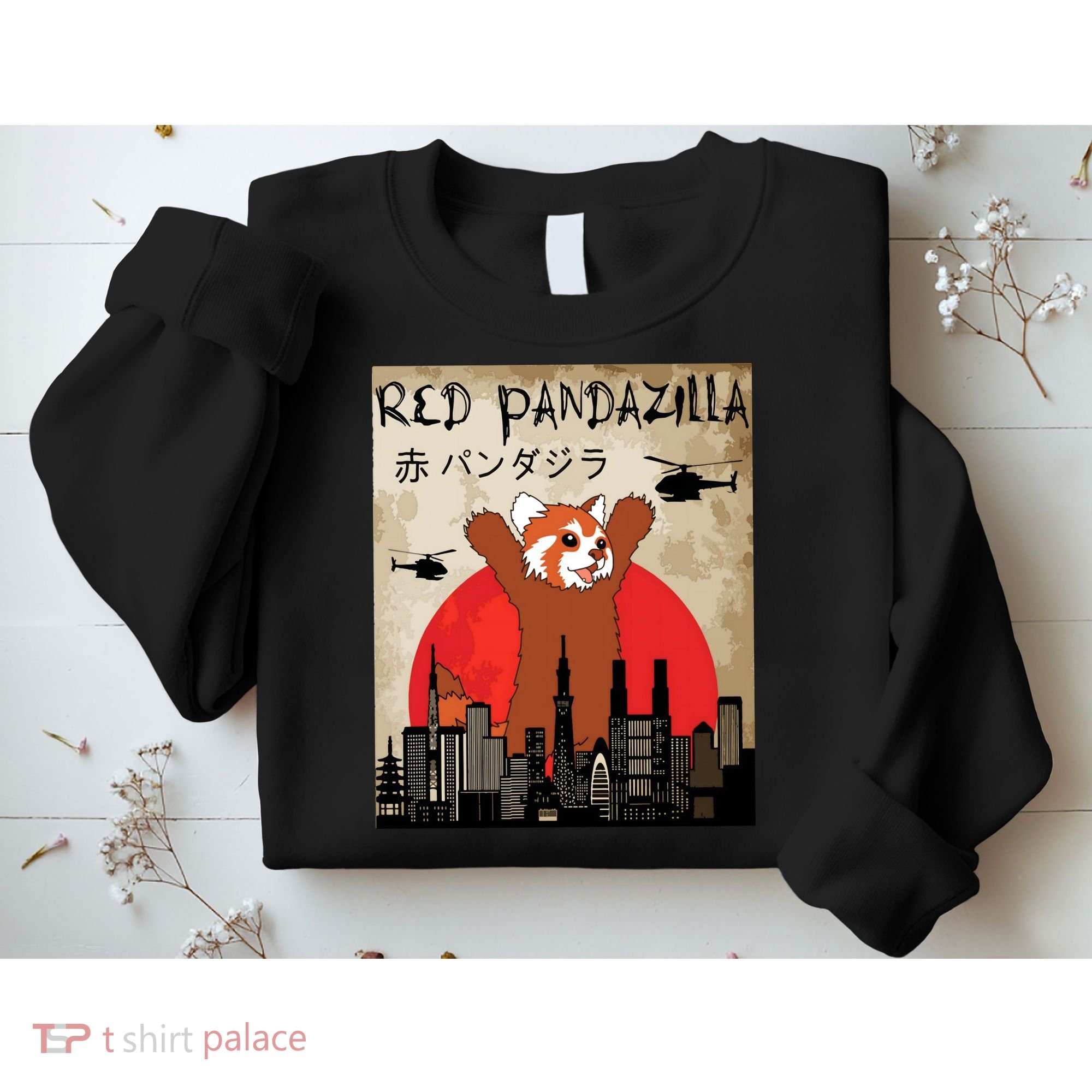 Red Panda Lover, Funny Red Pandazilla Sweatshirt