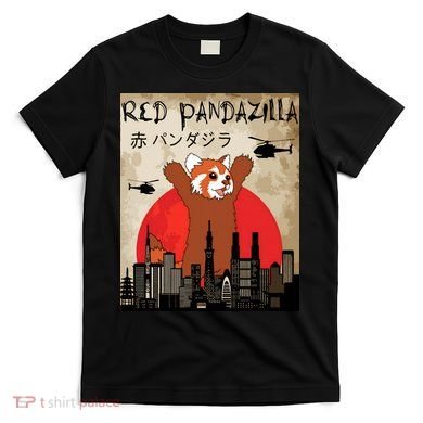 Red Panda Lover, Funny Red Pandazilla T-Shirt