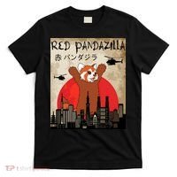 Red Panda Lover, Funny Red Pandazilla T-Shirt thumb 0