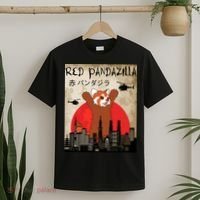 Red Panda Lover, Funny Red Pandazilla T-Shirt thumb 2