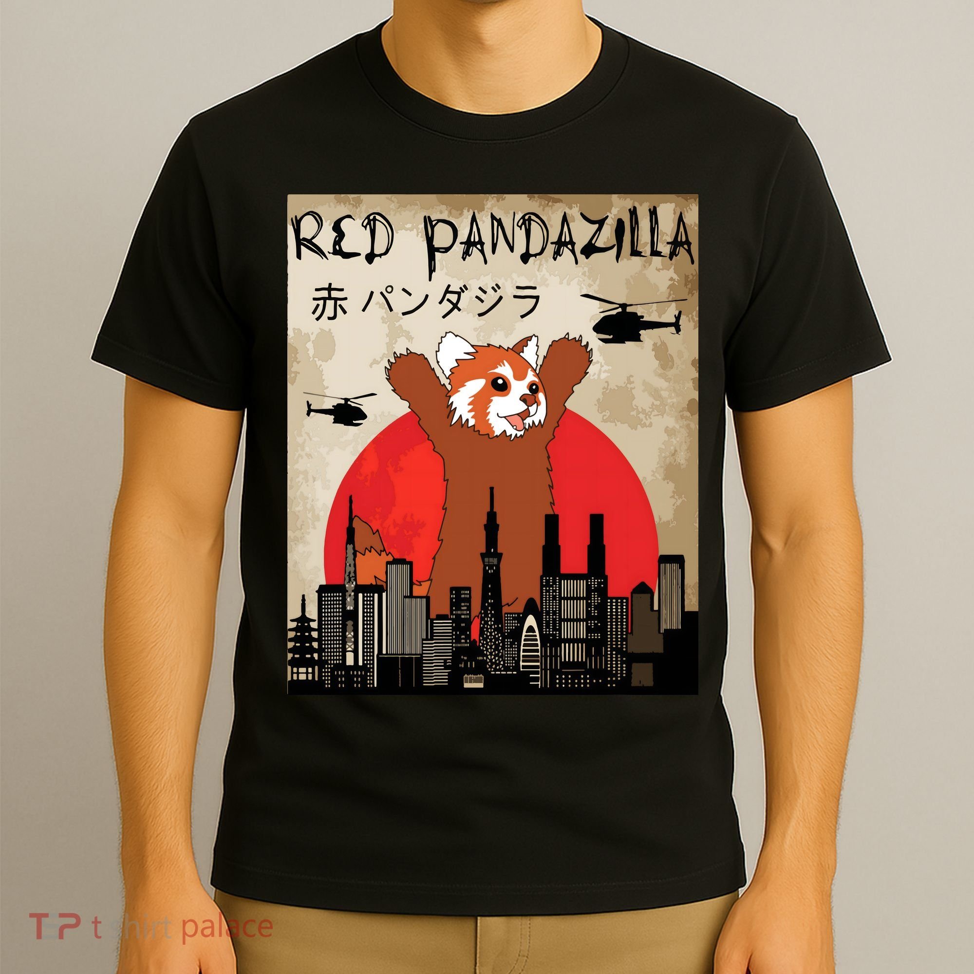 Red Panda Lover, Funny Red Pandazilla T-Shirt
