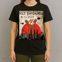 Red Panda Lover, Funny Red Pandazilla T-Shirt thumb 4