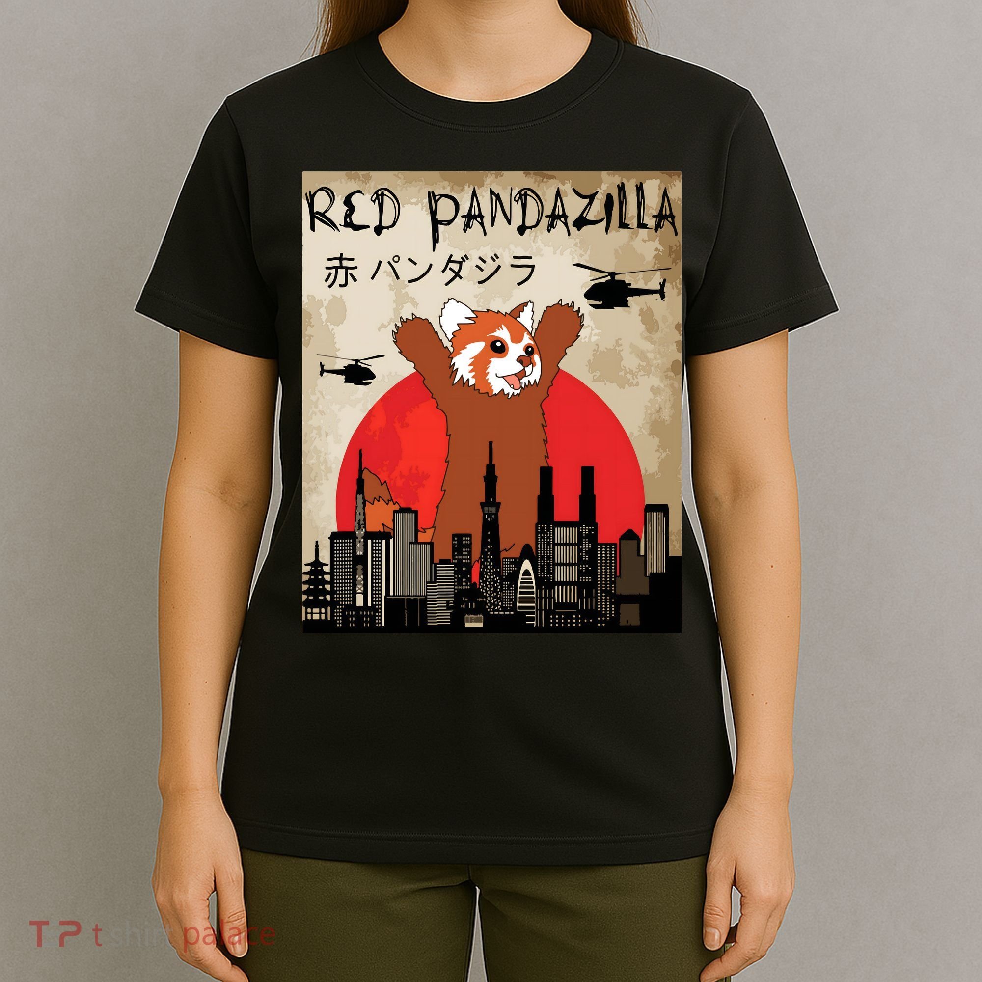 Red Panda Lover, Funny Red Pandazilla T-Shirt