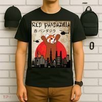 Red Panda Lover, Funny Red Pandazilla T-Shirt thumb 6