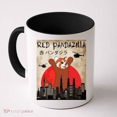 Red Panda Lover, Funny Red Pandazilla Coffee Mug