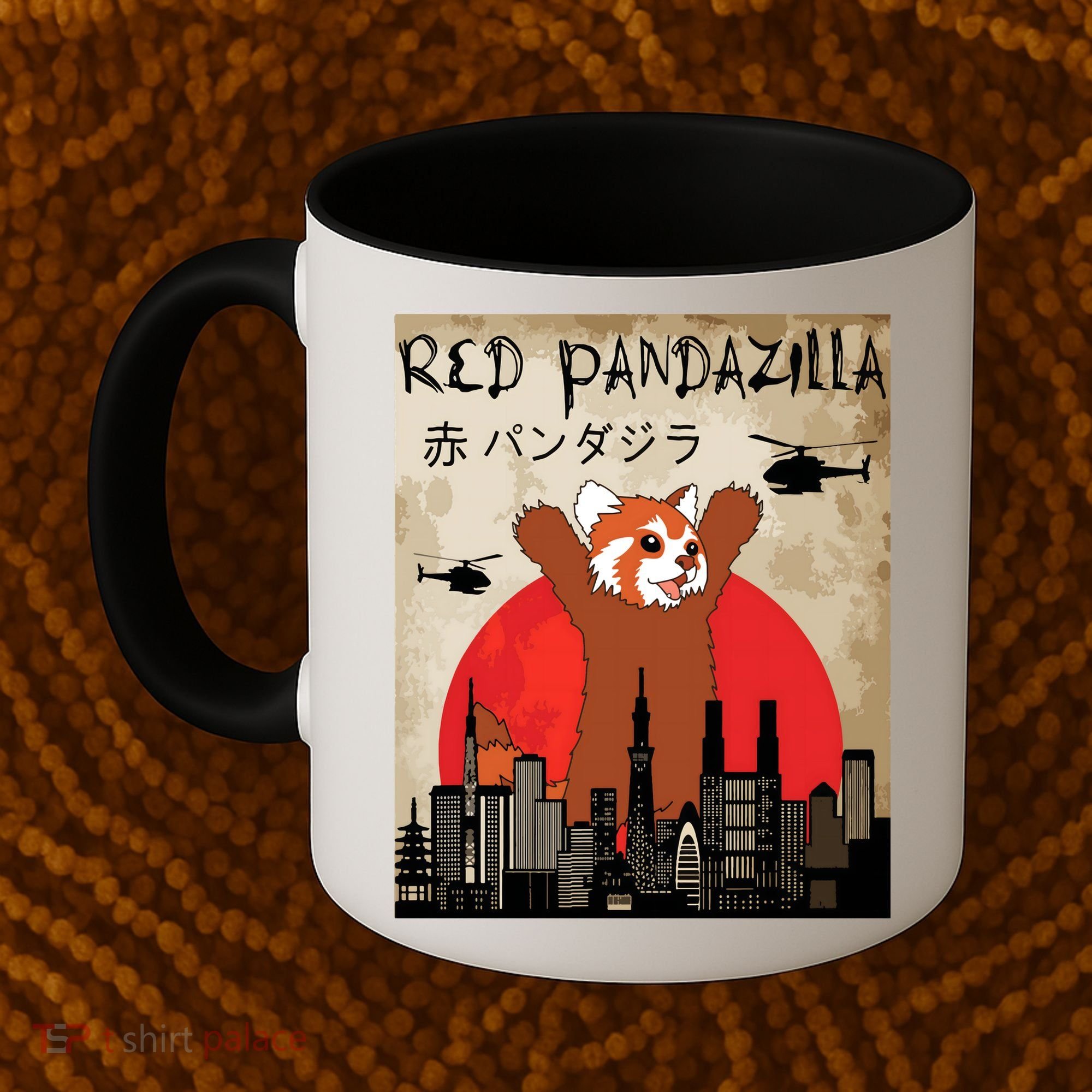 Red Panda Lover, Funny Red Pandazilla Coffee Mug