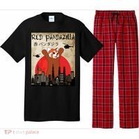 Red Panda Lover, Funny Red Pandazilla Pajama Set thumb 0