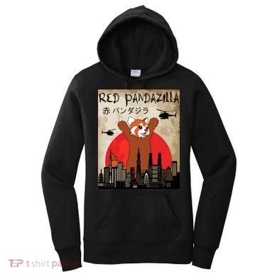 Red Panda Lover, Funny Red Pandazilla Women's Hoodie