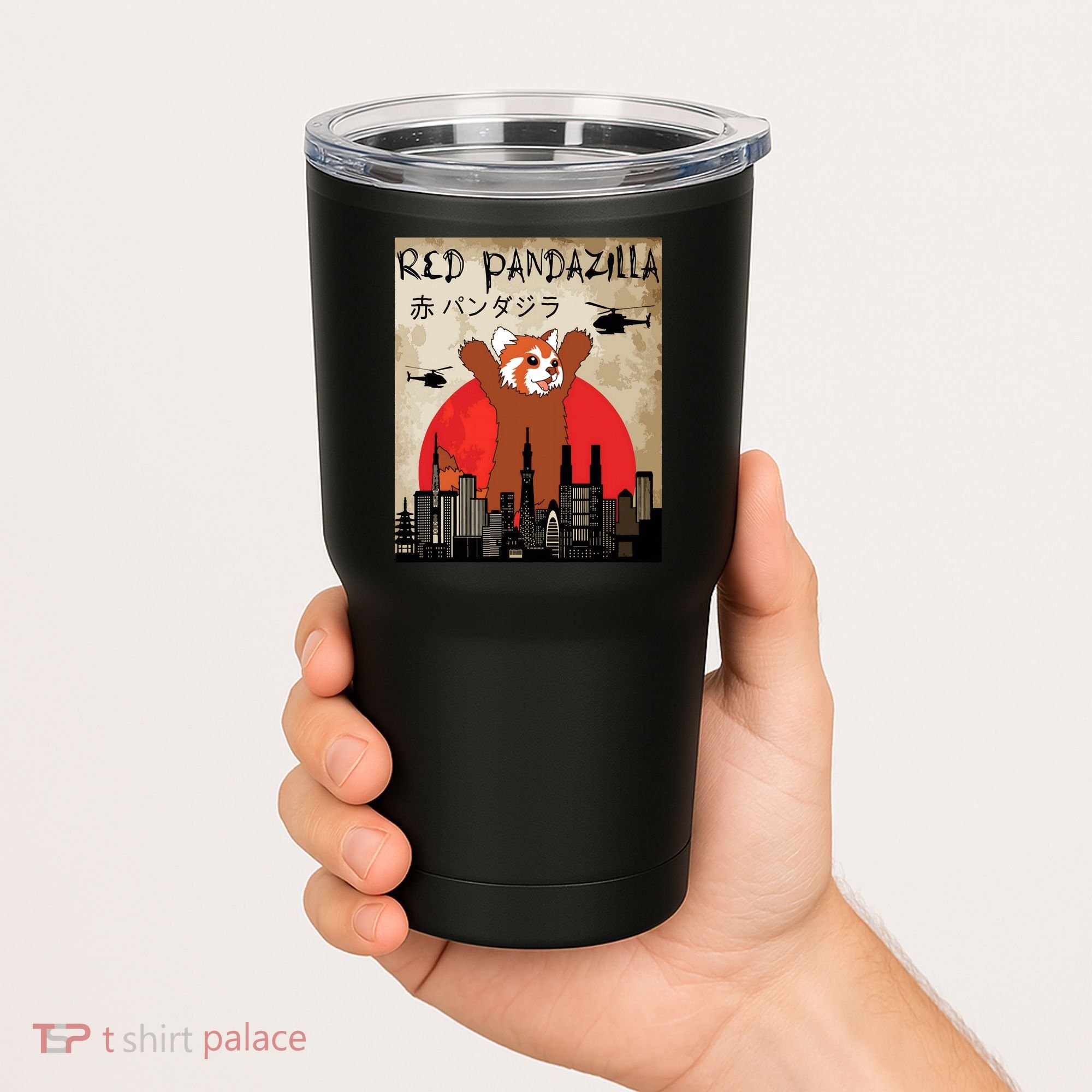 Red Panda Lover, Funny Red Pandazilla Tumbler