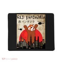 Red Panda Lover, Funny Red Pandazilla Mousepad thumb 0