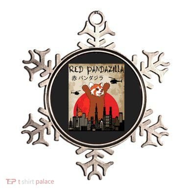 Red Panda Lover, Funny Red Pandazilla Ornament