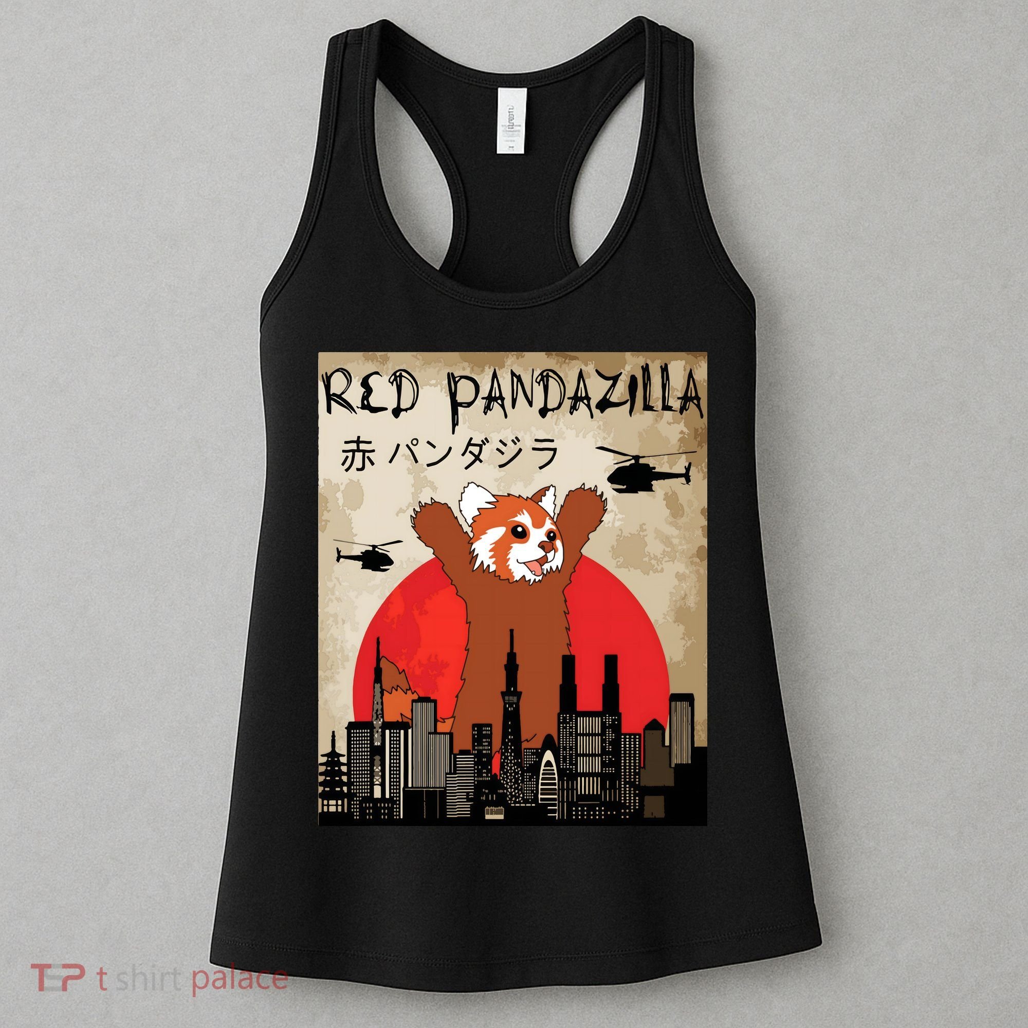 Red Panda Lover, Funny Red Pandazilla Women's Tank Top