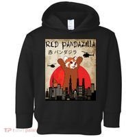 Red Panda Lover, Funny Red Pandazilla Toddler Hoodie thumb 0