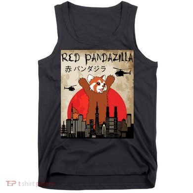 Red Panda Lover, Funny Red Pandazilla Tank Top