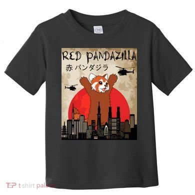 Red Panda Lover, Funny Red Pandazilla Toddler T-Shirt
