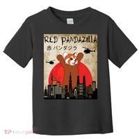 Red Panda Lover, Funny Red Pandazilla Toddler T-Shirt thumb 0
