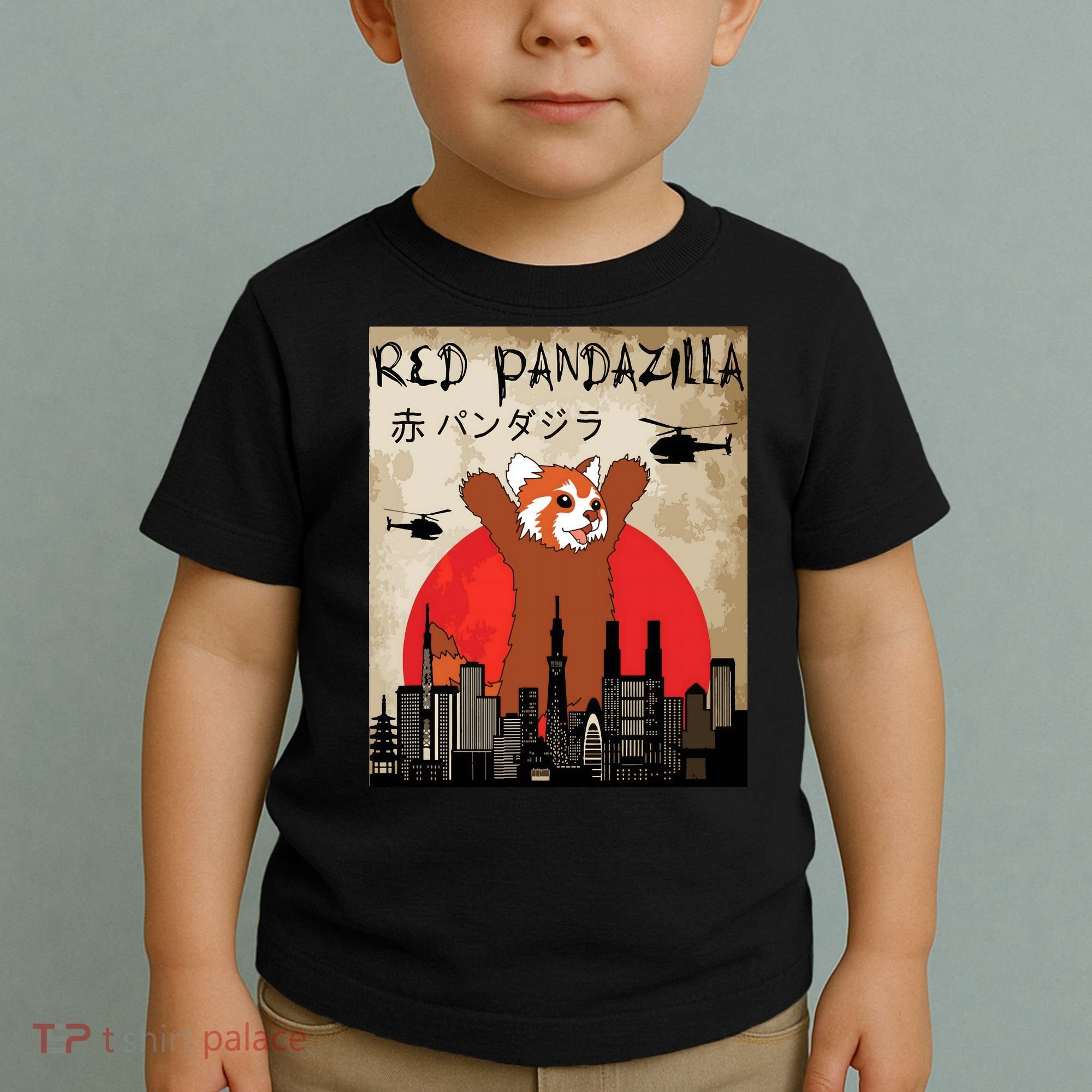 Red Panda Lover, Funny Red Pandazilla Toddler T-Shirt