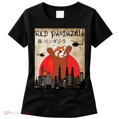 Red Panda Lover, Funny Red Pandazilla Women's T-Shirt