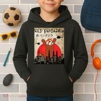 Red Panda Lover, Funny Red Pandazilla Kids Hoodie thumb 2