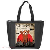 Red Panda Lover, Funny Red Pandazilla Tote Bag thumb 0