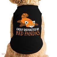 Red Panda Love Easily Distracted By Red Pandas Doggie Tank thumb 0