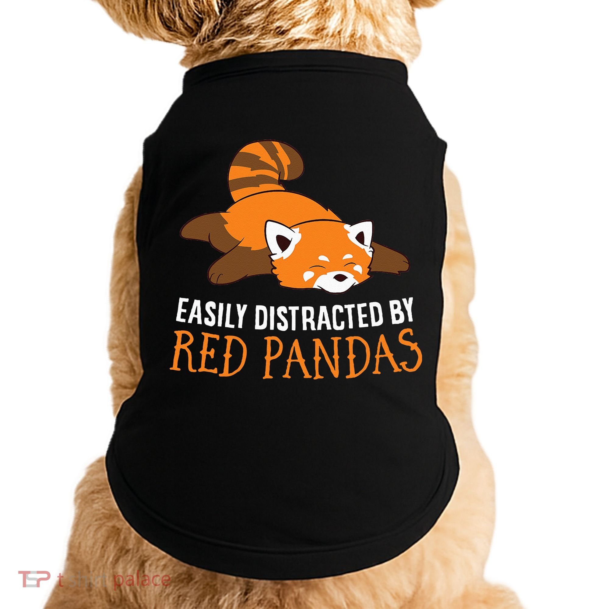 Red Panda Love Easily Distracted By Red Pandas Doggie Tank