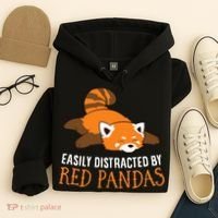 Red Panda Love Easily Distracted By Red Pandas Hoodie thumb 4
