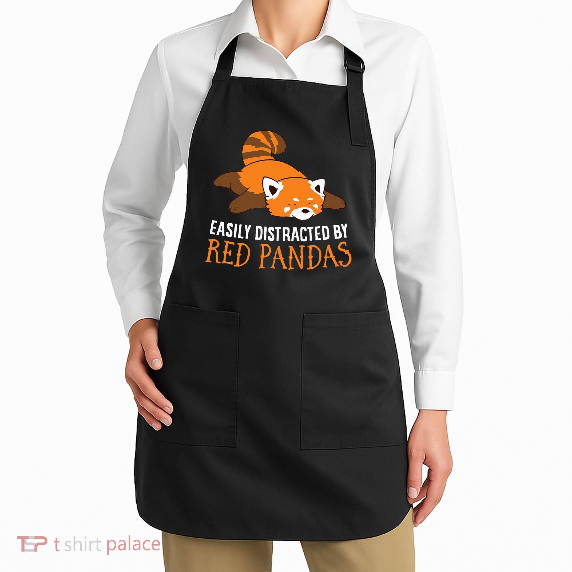 Red Panda Love Easily Distracted By Red Pandas Apron