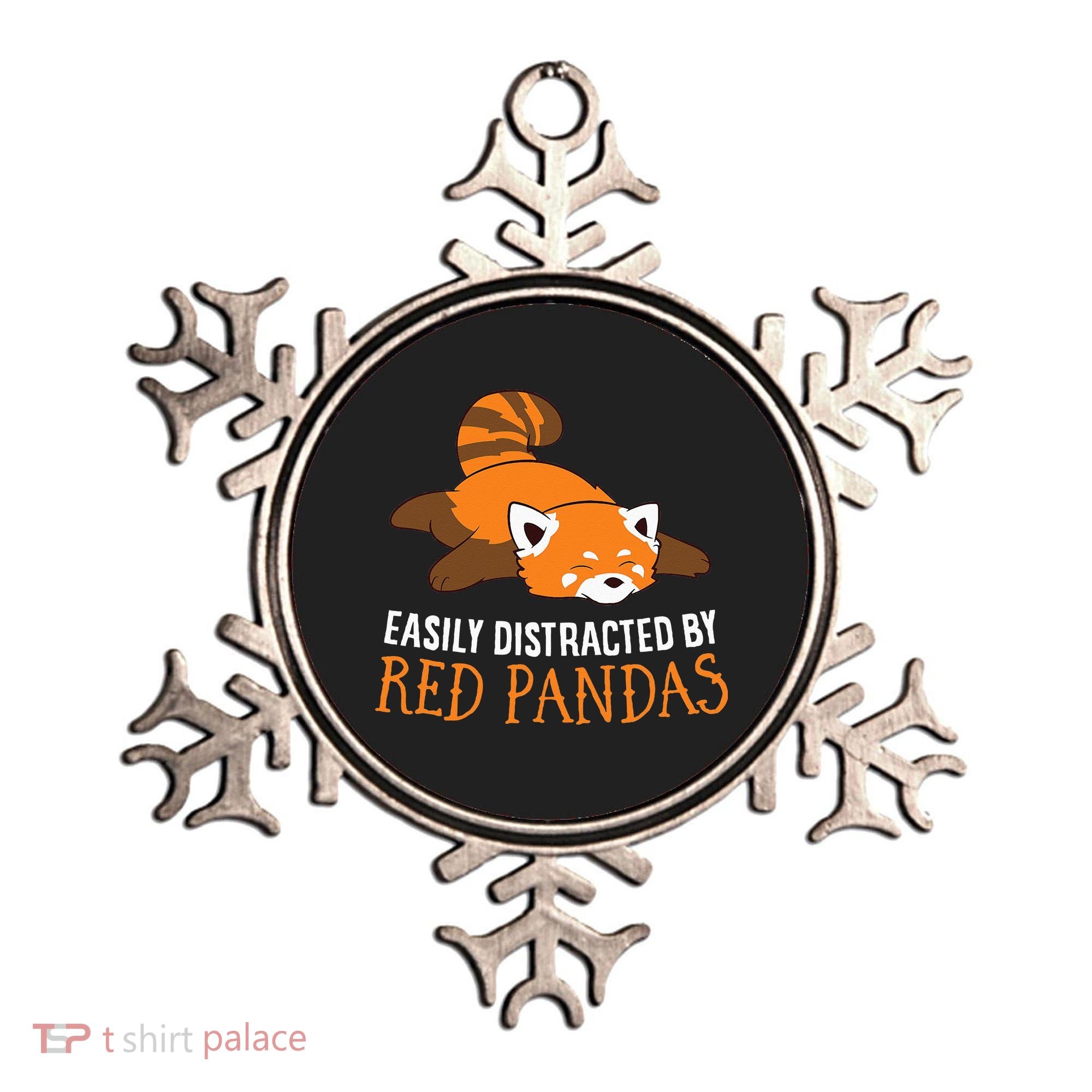 Red Panda Love Easily Distracted By Red Pandas Ornament