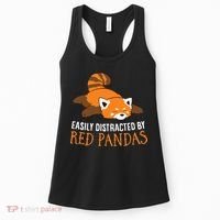Red Panda Love Easily Distracted By Red Pandas Women's Tank Top thumb 0