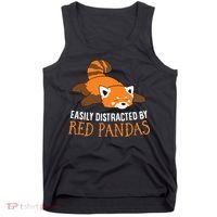 Red Panda Love Easily Distracted By Red Pandas Tank Top thumb 0