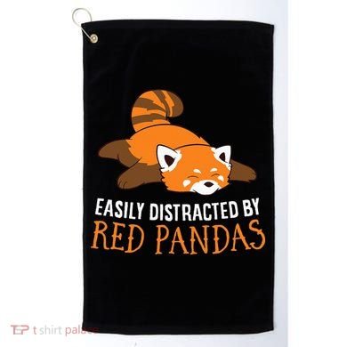 Red Panda Love Easily Distracted By Red Pandas Golf Towel